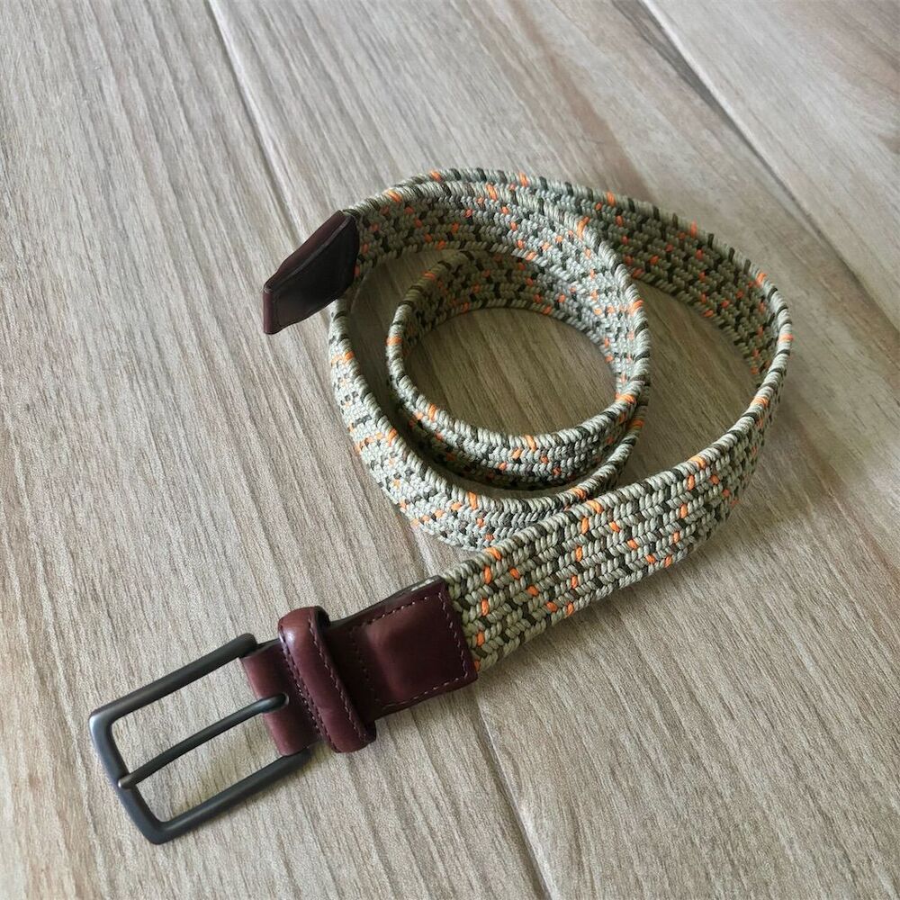 Orvis Men's Multicolor Stretch Braided Belt Size 46